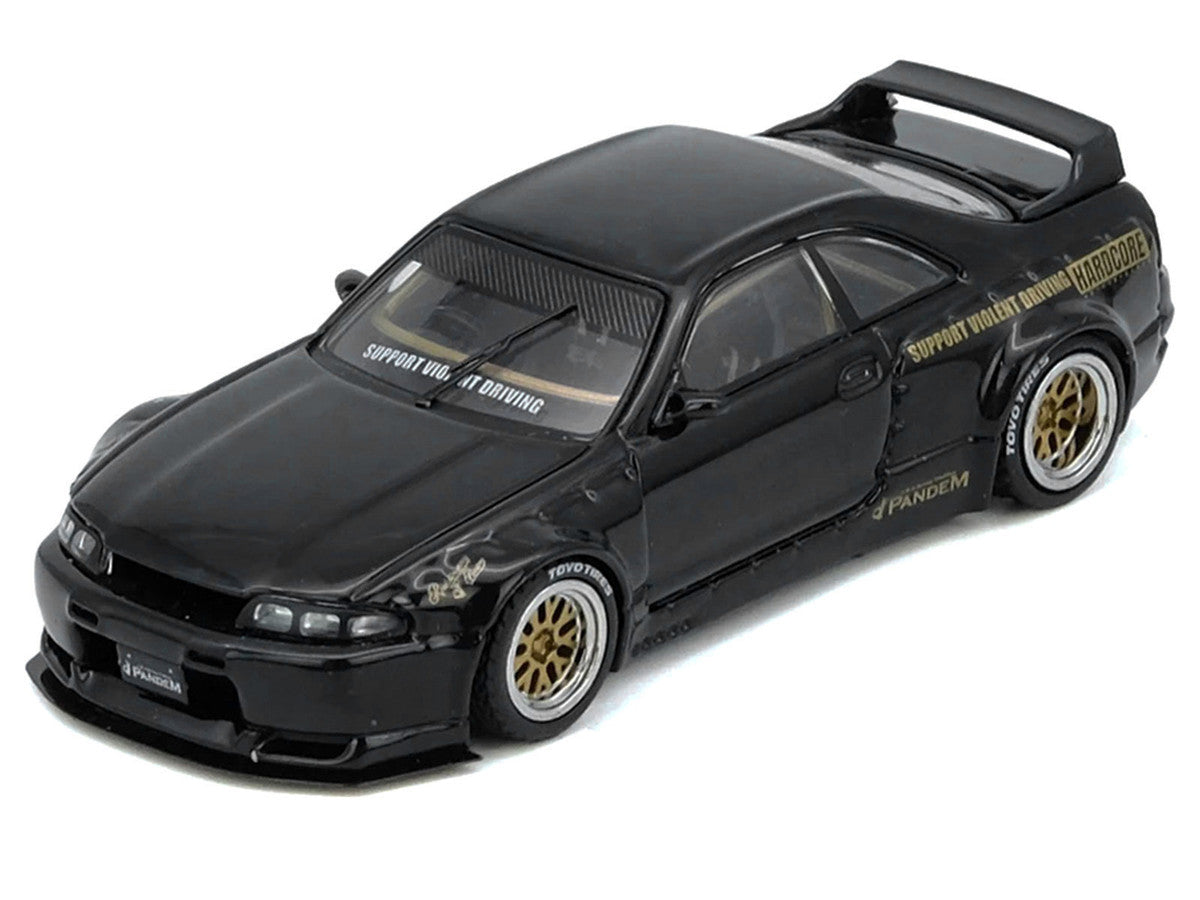 Nissan Skyline GT-R (BCNR33) RHD (Right Hand Drive) "Pandem - Rocket Bunny" Black 1/64 Diecast Model Car by Inno Models LuxuryLifeWay Online Store