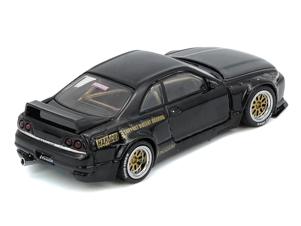 Nissan Skyline GT-R (BCNR33) RHD (Right Hand Drive) "Pandem - Rocket Bunny" Black 1/64 Diecast Model Car by Inno Models LuxuryLifeWay Online Store