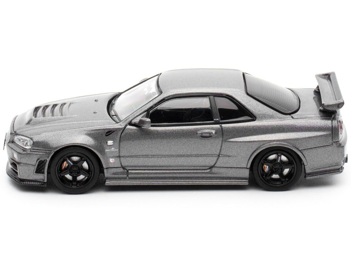 Nissan Skyline GT-R (R34) Z-Tune RHD (Right Hand Drive) Gray Metallic "Thailand Diecast Expo 2025 Event Edition" 1/64 Diecast Model Car by Inno Models LuxuryLifeWay Online Store