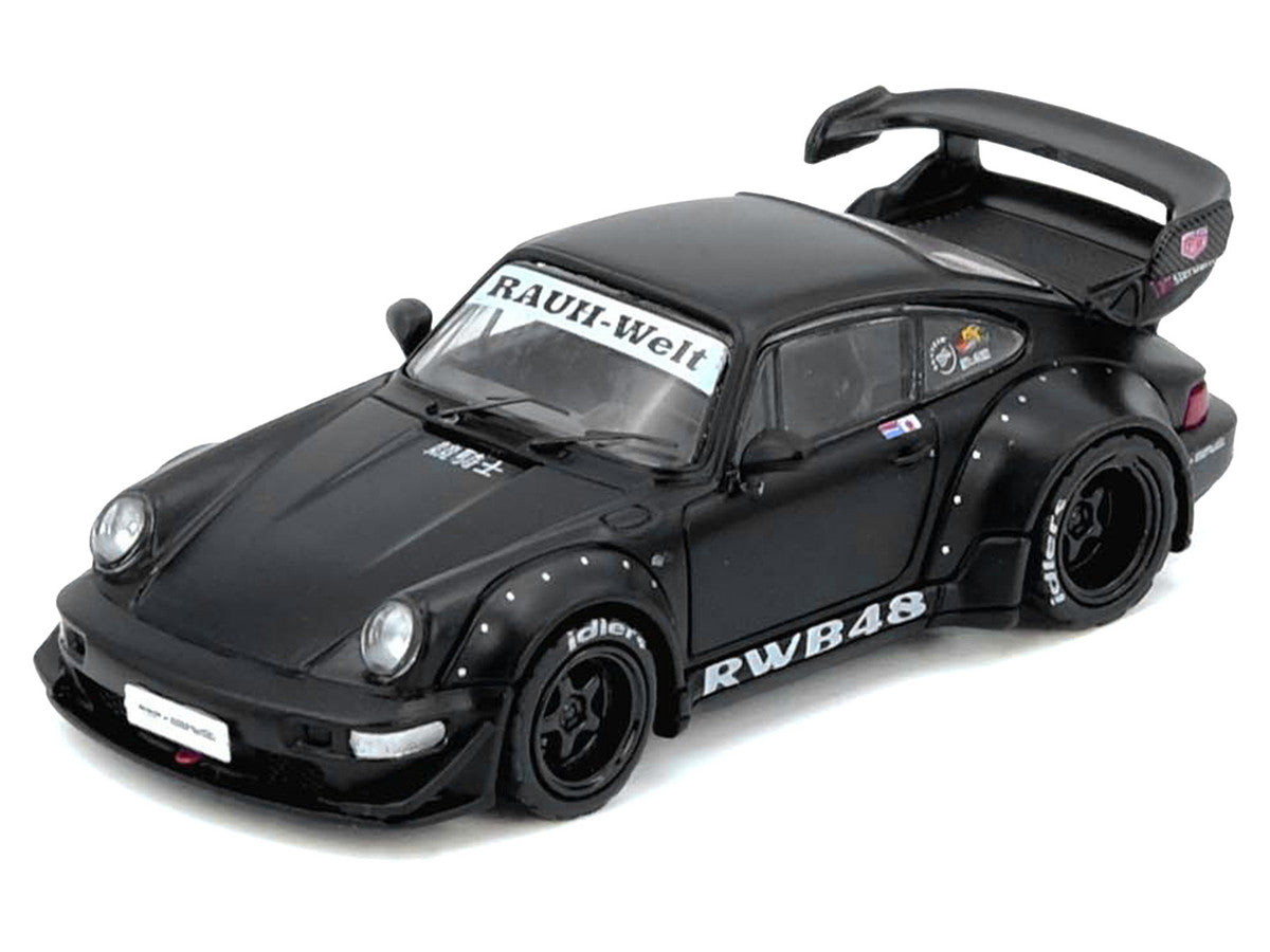 RWB 964 Matt Black 1/64 Diecast Model Car by Inno Models LuxuryLifeWay Online Store