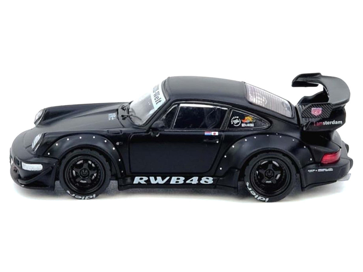RWB 964 Matt Black 1/64 Diecast Model Car by Inno Models LuxuryLifeWay Online Store