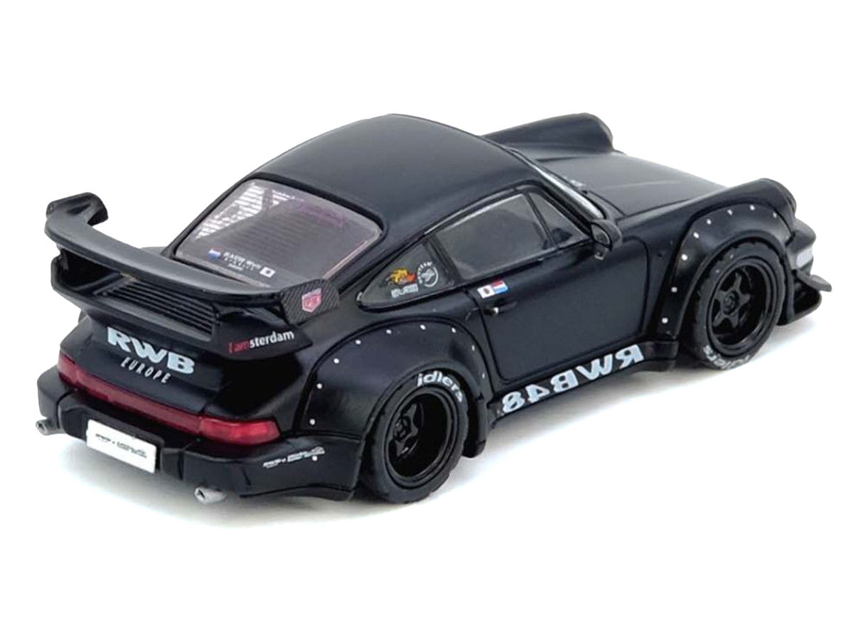 RWB 964 Matt Black 1/64 Diecast Model Car by Inno Models LuxuryLifeWay Online Store