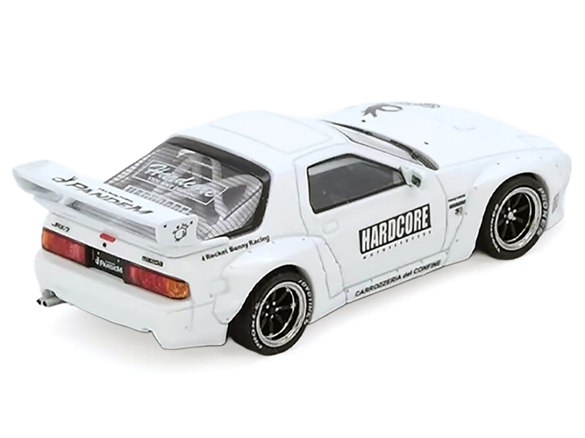 Mazda RX7 (FC3S) "Pandem Aero" Widebody Kit White with Graphics 1/64 Diecast Model Car by Inno Models LuxuryLifeWay Online Store