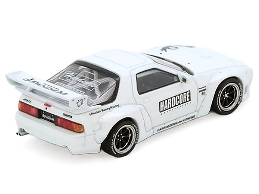 Mazda RX7 (FC3S) "Pandem Aero" Widebody Kit White with Graphics 1/64 Diecast Model Car by Inno Models LuxuryLifeWay Online Store