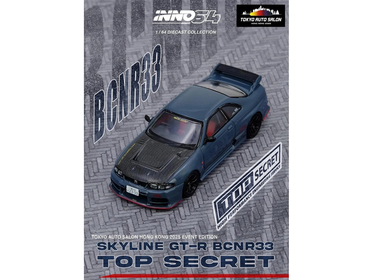 Nissan Top Secret "Tokyo Auto Salon Hong Kong 2025 Event Edition" Set of 2 Pieces 1/64 Diecast Model Car by Inno Models LuxuryLifeWay Online Store