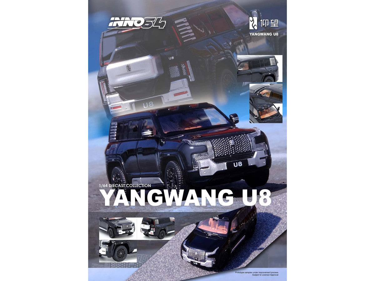 Yangwang U8 Black 1/64 Diecast Model Car by Inno Models LuxuryLifeWay Online Store