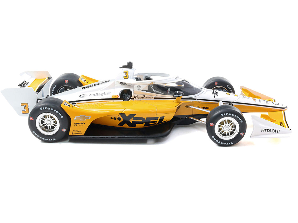 Dallara IndyCar #3 Scott McLaughlin "XPEL" Team Penske (Road Course Configuration) "NTT IndyCar Series" (2025) 1/18 Diecast Model Car by IXO Models LuxuryLifeWay Online Store