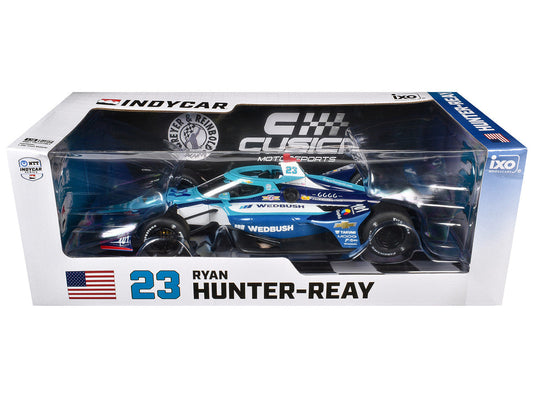 Dallara IndyCar #23 Ryan Hunter-Reay "Wedbush" Dreyer & Reinbold Racing - Cusick Motorsports "NTT IndyCar Series" (2025) 1/18 Diecast Model by IXO Models LuxuryLifeWay Online Store