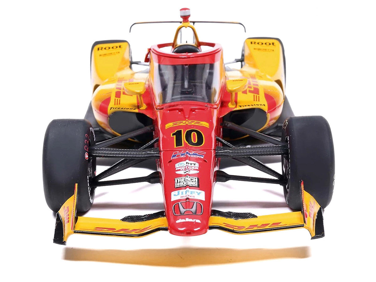 Dallara IndyCar #10 Alex Palou "DHL - Chip Ganassi Racing" Winner "Indianapolis 500" (2025) 1/18 Diecast Model Car by IXO Models LuxuryLifeWay Online Store