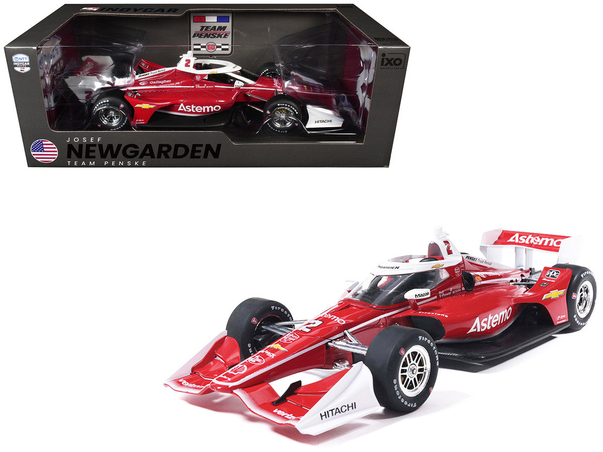 Dallara IndyCar #2 Josef Newgarden "Astemo" Team Penske (Road Course Configuration) "NTT IndyCar Series" (2026) 1/18 Diecast Model Car by IXO Models LuxuryLifeWay Online Store