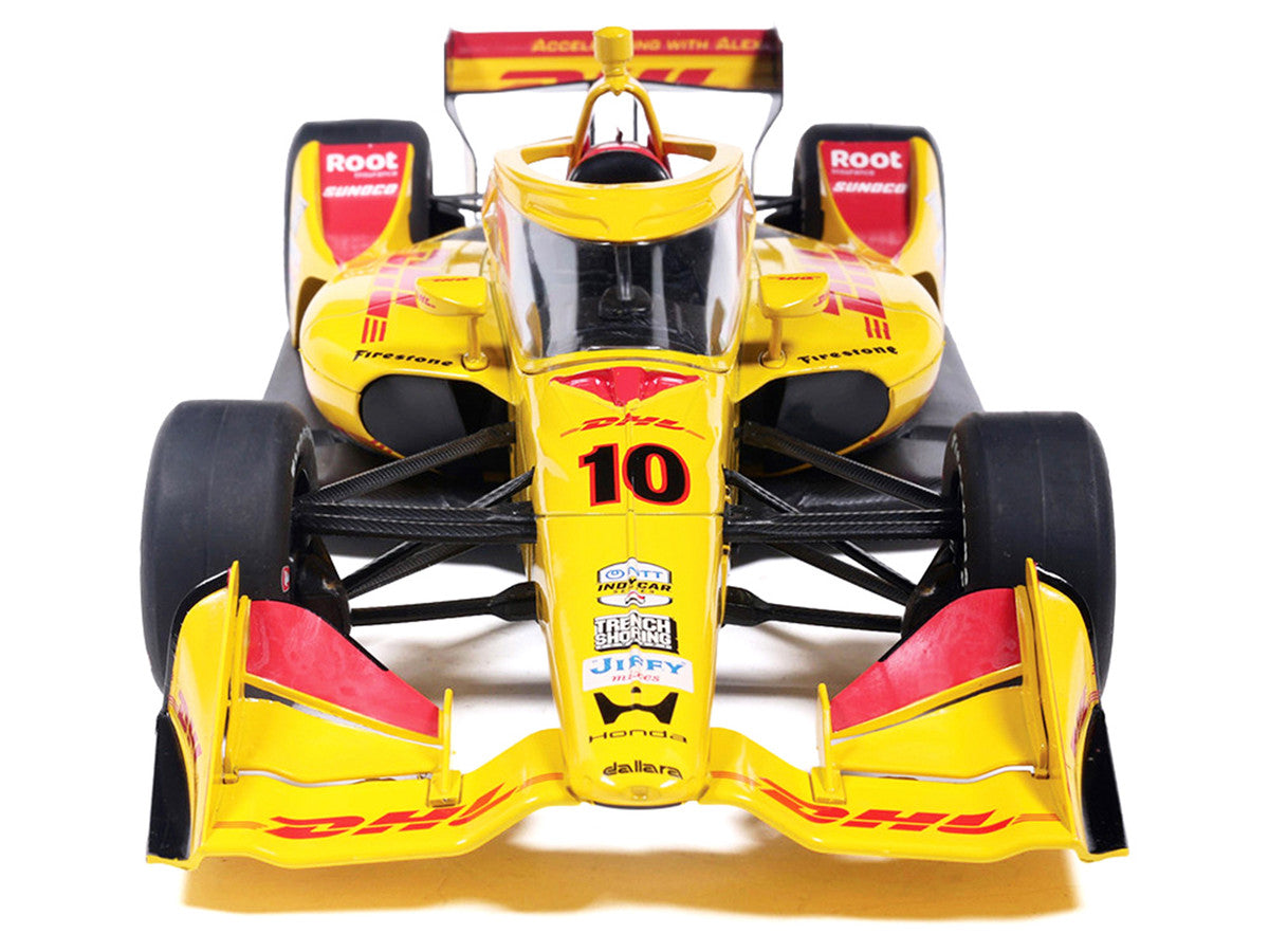 Dallara IndyCar #10 Alex Palou "DHL" Chip Ganassi Racing (Road Course Configuration) "NTT IndyCar Series" (2026) 1/18 Diecast Model Car by IXO Models LuxuryLifeWay Online Store