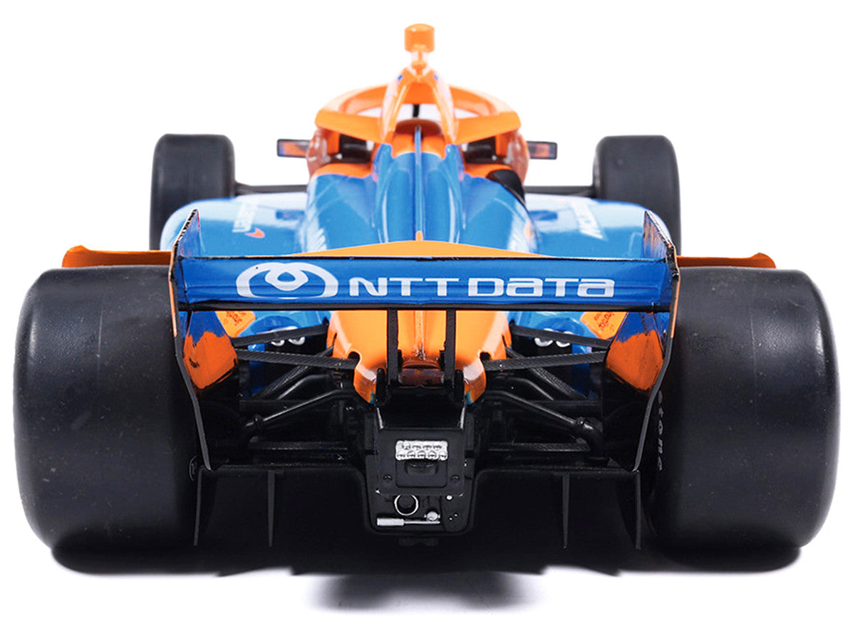 Dallara IndyCar #6 Nolan Siegel "NTT Data" Arrow McLaren (Road Course Configuration) "NTT IndyCar Series" (2026) 1/18 Diecast Model Car by IXO Models LuxuryLifeWay Online Store