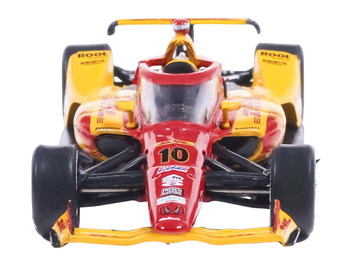 Dallara IndyCar #10 Alex Palou "DHL - Chip Ganassi Racing" Winner "Indianapolis 500" (2025) 1/64 Diecast Model by IXO Models LuxuryLifeWay Online Store