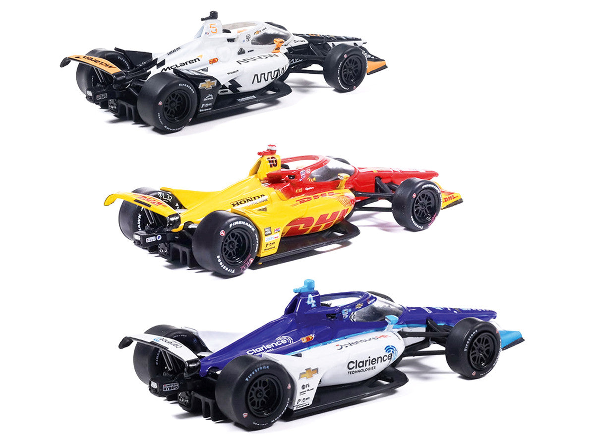 "109th Indianapolis 500" (2025) Podium Set of 3 IndyCars 1/64 Diecast Model Cars by IXO Models LuxuryLifeWay Online Store