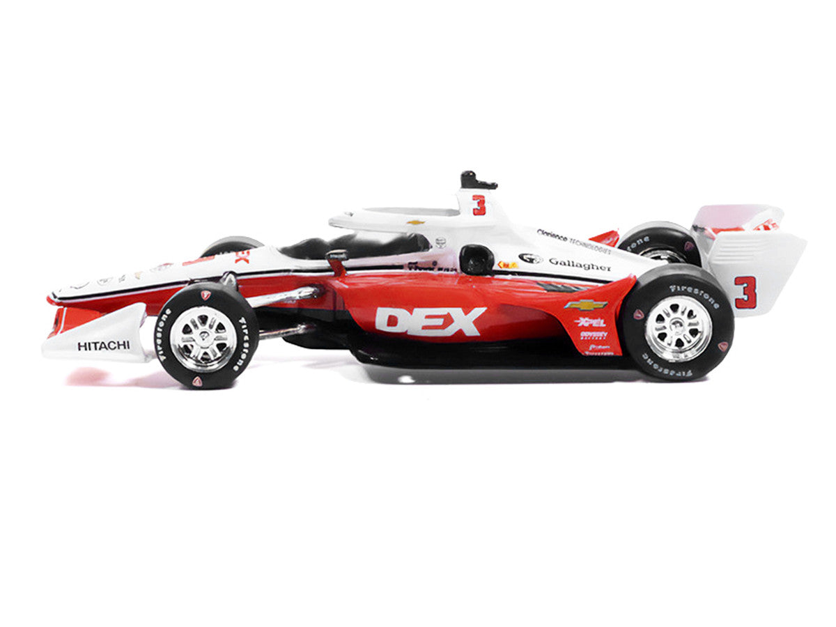 Dallara IndyCar #3 Scott McLaughlin "DEX" Team Penske (Road Course Configuration) "NTT IndyCar Series" (2026) 1/64 Diecast Model by IXO Models LuxuryLifeWay Online Store