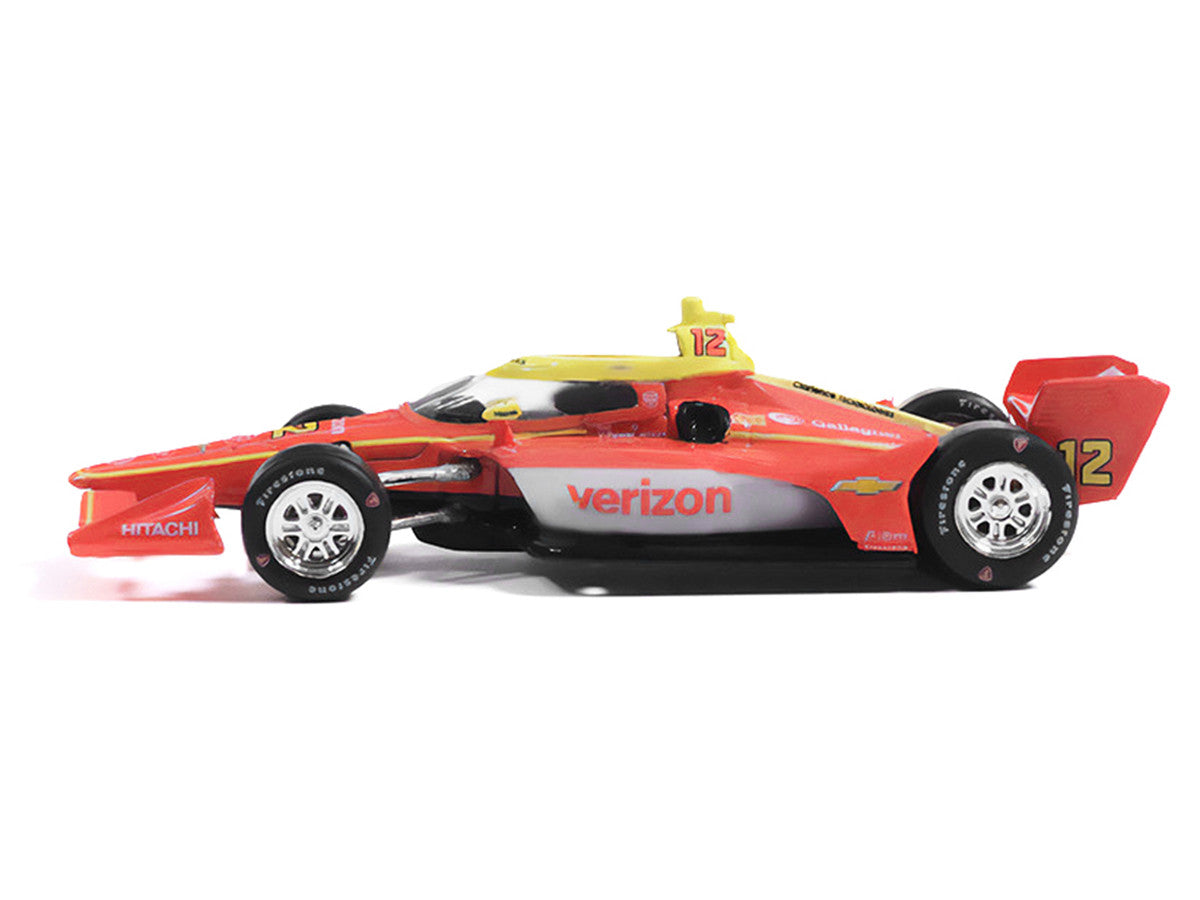 Dallara IndyCar #12 David Malukas "Verizon" Team Penske (Road Course Configuration) "NTT IndyCar Series" (2026) 1/64 Diecast Model by IXO Models LuxuryLifeWay Online Store
