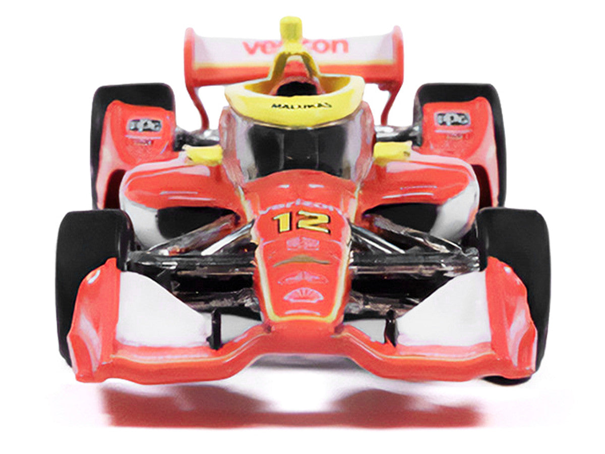 Dallara IndyCar #12 David Malukas "Verizon" Team Penske (Road Course Configuration) "NTT IndyCar Series" (2026) 1/64 Diecast Model by IXO Models LuxuryLifeWay Online Store