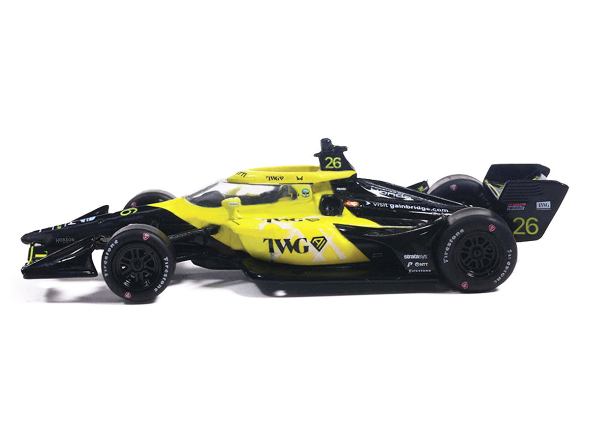 Dallara IndyCar #26 Will Power "TWG" Andretti Global (Road Course Configuration) "NTT IndyCar Series" (2026) 1/64 Diecast Model Car by IXO Models LuxuryLifeWay Online Store