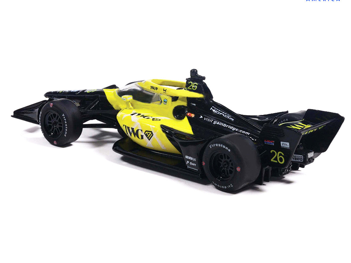 Dallara IndyCar #26 Will Power "TWG" Andretti Global (Road Course Configuration) "NTT IndyCar Series" (2026) 1/64 Diecast Model Car by IXO Models LuxuryLifeWay Online Store