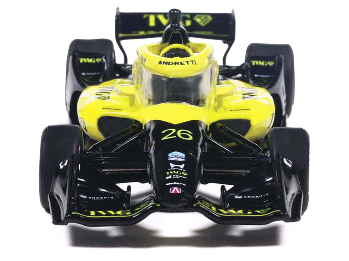 Dallara IndyCar #26 Will Power "TWG" Andretti Global (Road Course Configuration) "NTT IndyCar Series" (2026) 1/64 Diecast Model Car by IXO Models LuxuryLifeWay Online Store