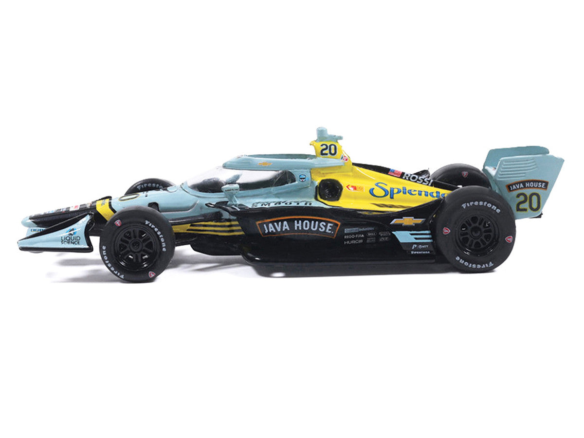 Dallara IndyCar #20 Alexander Rossi "Java House" Ed Carpenter Racing (Road Course Configuration) "NTT IndyCar Series" (2026) 1/64 Diecast Model by IXO Models LuxuryLifeWay Online Store