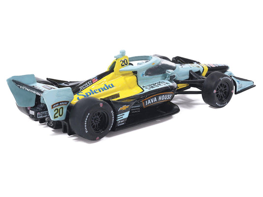 Dallara IndyCar #20 Alexander Rossi "Java House" Ed Carpenter Racing (Road Course Configuration) "NTT IndyCar Series" (2026) 1/64 Diecast Model by IXO Models LuxuryLifeWay Online Store