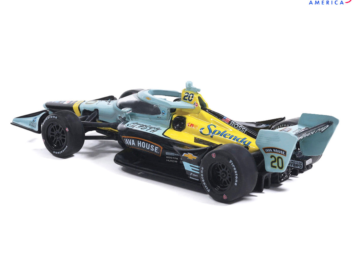 Dallara IndyCar #20 Alexander Rossi "Java House" Ed Carpenter Racing (Road Course Configuration) "NTT IndyCar Series" (2026) 1/64 Diecast Model by IXO Models LuxuryLifeWay Online Store