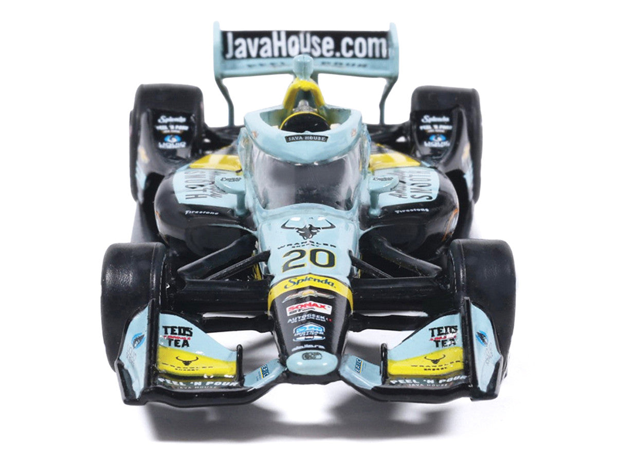 Dallara IndyCar #20 Alexander Rossi "Java House" Ed Carpenter Racing (Road Course Configuration) "NTT IndyCar Series" (2026) 1/64 Diecast Model by IXO Models LuxuryLifeWay Online Store