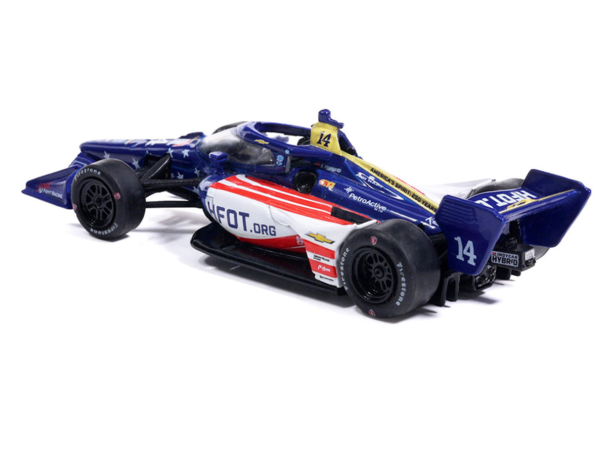 Dallara IndyCar #14 Santino Ferrucci "HFOT.Org" AJ Foyt Racing (Road Course Configuration) "NTT IndyCar Series" (2026) 1/64 Diecast Model Car by IXO Models LuxuryLifeWay Online Store