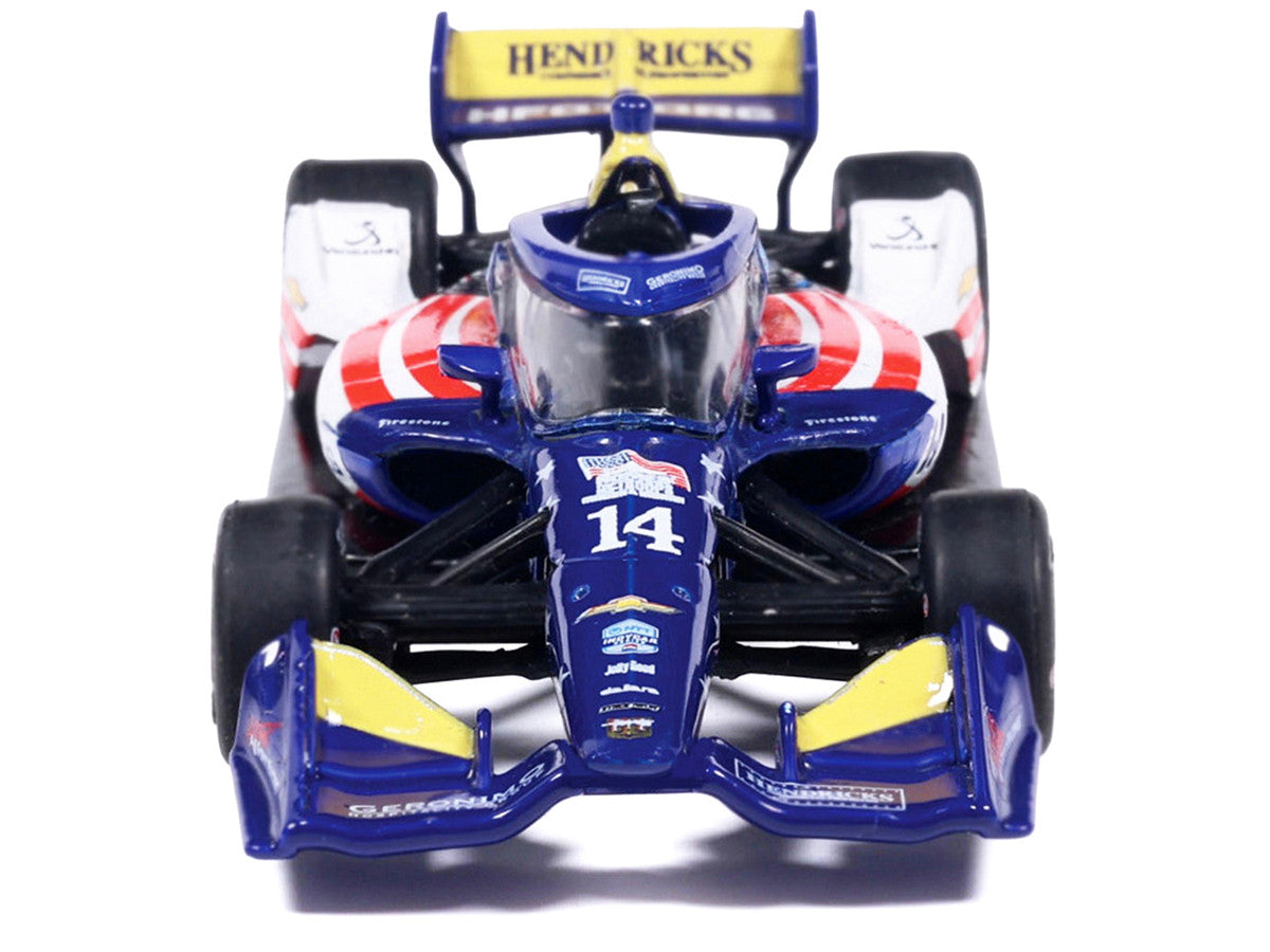 Dallara IndyCar #14 Santino Ferrucci "HFOT.Org" AJ Foyt Racing (Road Course Configuration) "NTT IndyCar Series" (2026) 1/64 Diecast Model Car by IXO Models LuxuryLifeWay Online Store