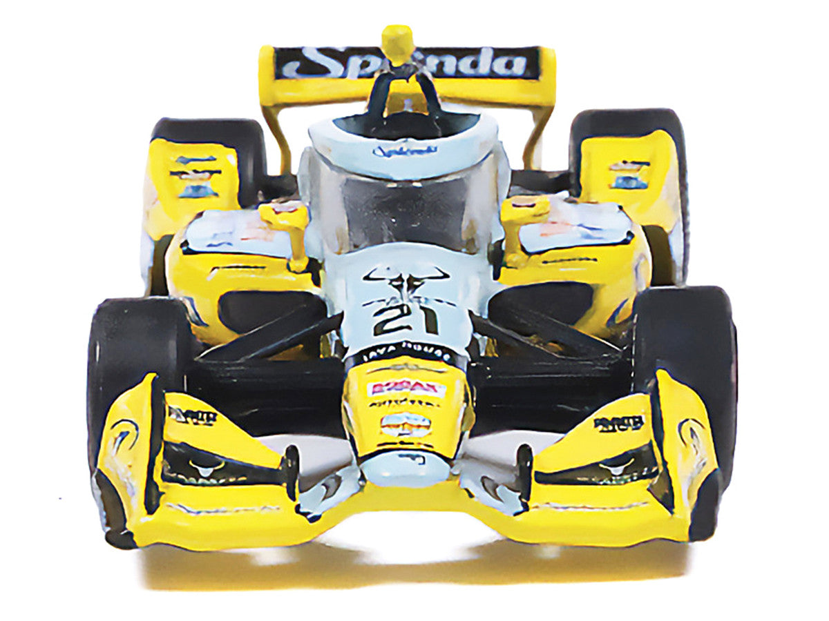 Dallara IndyCar #21 Christian Rasmussen "Splenda" Ed Carpenter Racing (Road Course Configuration) "NTT IndyCar Series" (2026) 1/64 Diecast Model by IXO Models LuxuryLifeWay Online Store