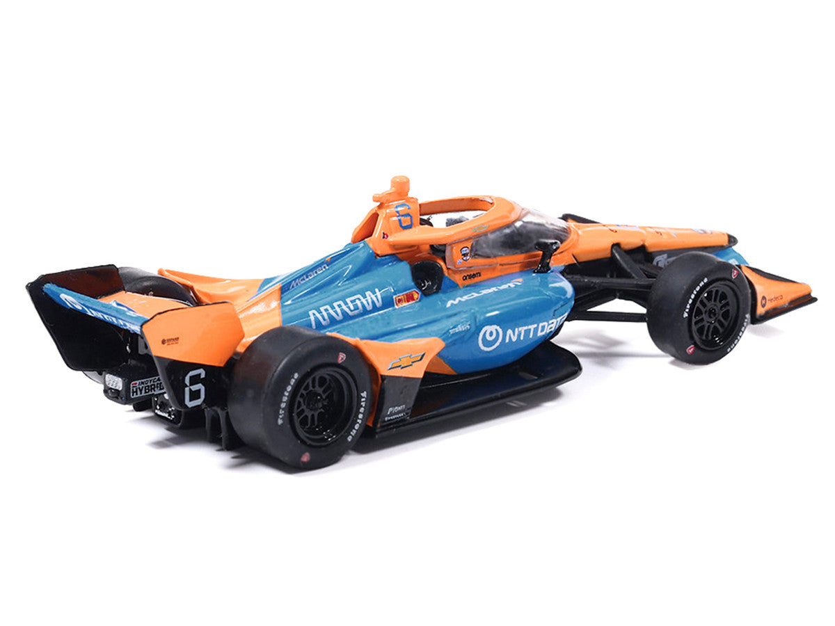 Dallara IndyCar #6 Nolan Siegel "NTT Data" Arrow McLaren IndyCar Team (Road Course Configuration) "NTT IndyCar Series" (2026) 1/64 Diecast Model by IXO Models LuxuryLifeWay Online Store