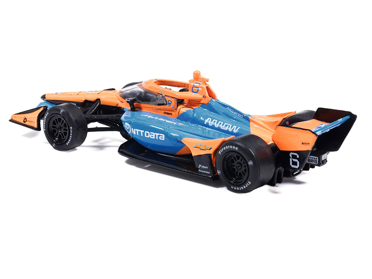 Dallara IndyCar #6 Nolan Siegel "NTT Data" Arrow McLaren IndyCar Team (Road Course Configuration) "NTT IndyCar Series" (2026) 1/64 Diecast Model by IXO Models LuxuryLifeWay Online Store