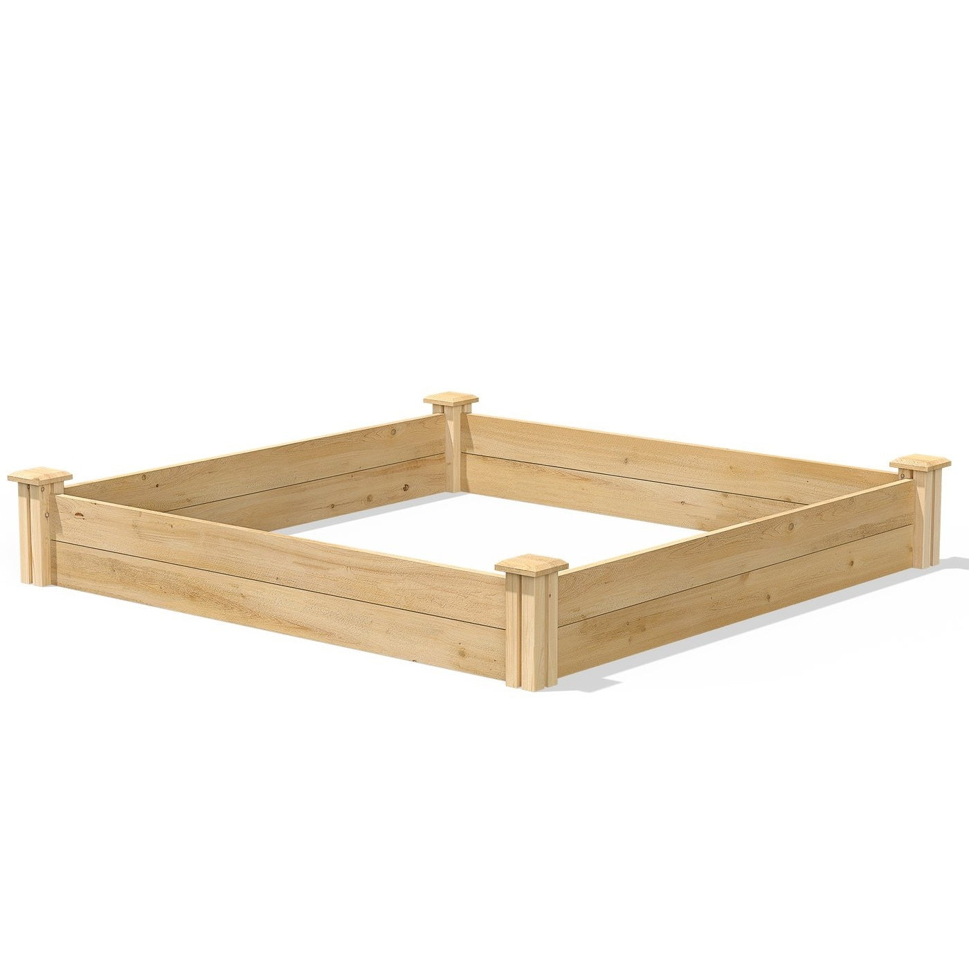 4 ft x 4 ft Cedar Wood Raised Garden Bed - Made in USA LuxuryLifeWay Online Store