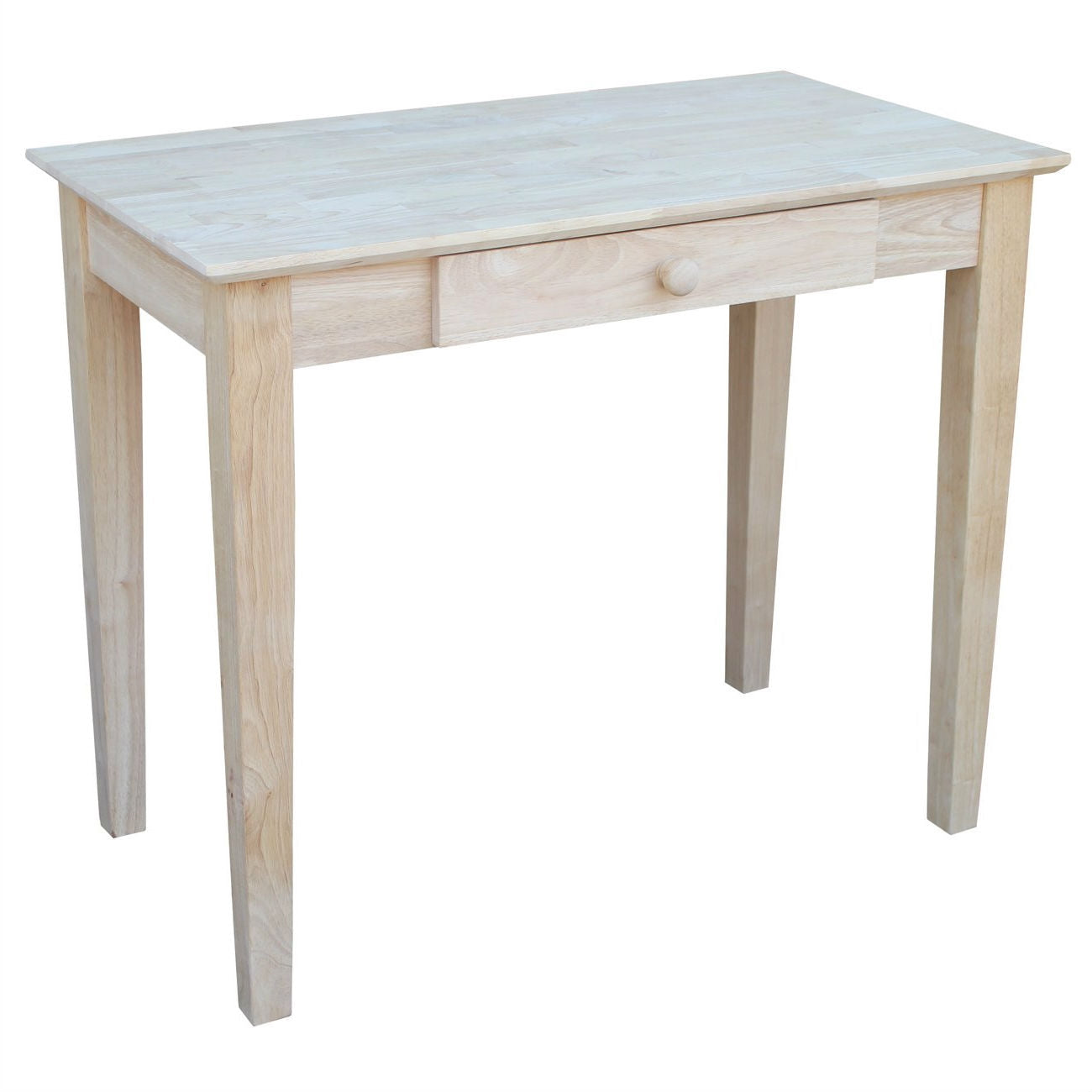 Solid Unfinished Wood Laptop Desk Writing Table with Drawer LuxuryLifeWay Online Store