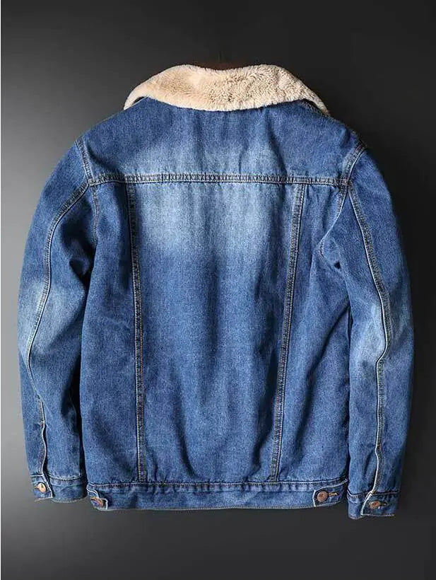Thick Insulated Denim Jacket