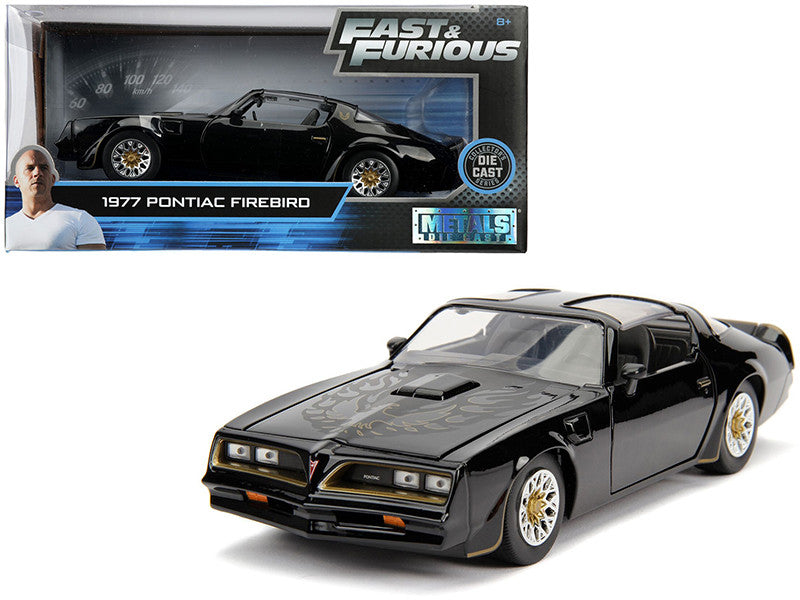 Tego’s 1977 Pontiac Firebird Black "Fast & Furious" Movie 1/24 Diecast Model Car by Jada LuxuryLifeWay Online Store
