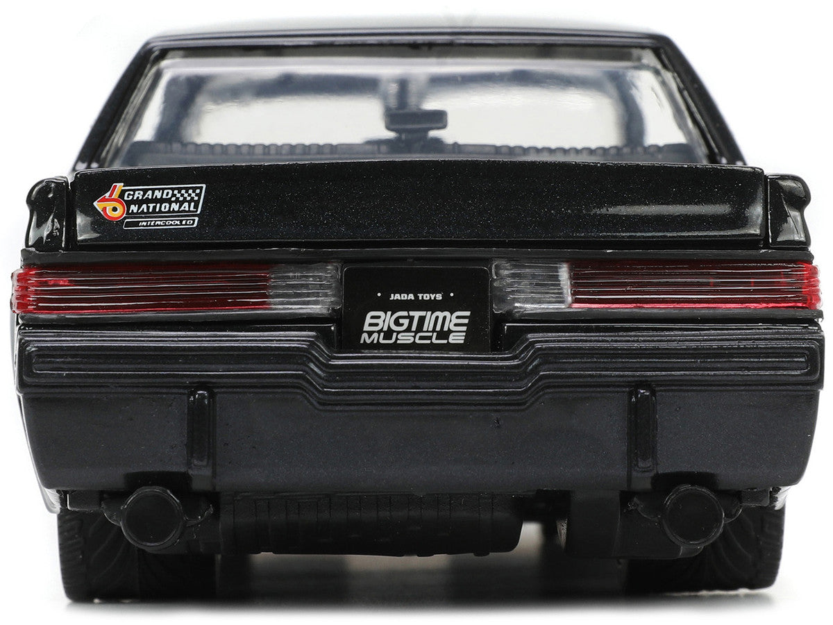1987 Buick Grand National Black Metallic "Blackbird" "Bigtime Muscle" Series 1/24 Diecast Model Car by Jada LuxuryLifeWay Online Store