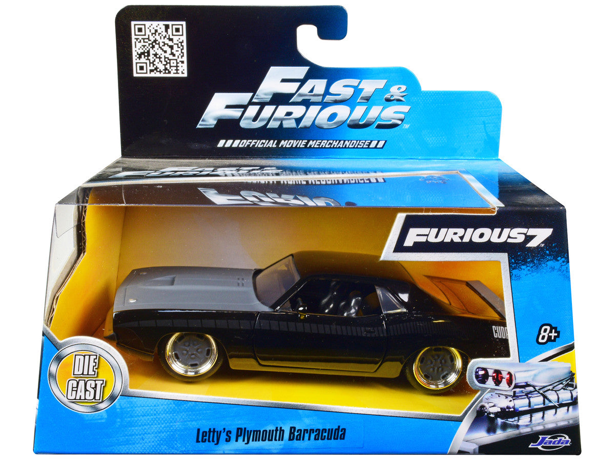 Letty's Plymouth Barracuda "Fast & Furious 7" Movie 1/32 Diecast Model Car by Jada LuxuryLifeWay Online Store