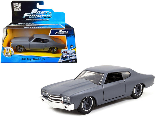 Dom's Chevrolet Chevelle SS Primer Grey "Fast & Furious" Movie 1/32 Diecast Model Car by Jada LuxuryLifeWay Online Store