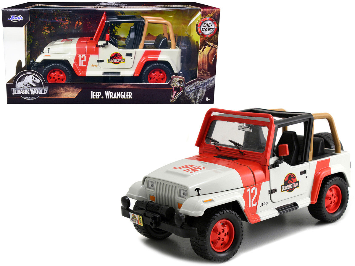 1992 Jeep Wrangler Jurassic World Movie 1/24 Diecast Model Car by Jada LuxuryLifeWay Online Store