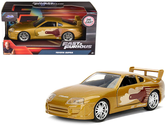 Slap Jack's Toyota Supra Gold "Fast & Furious" Movie 1/32 Diecast Model Car by Jada LuxuryLifeWay Online Store