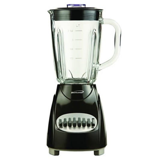 Brentwood 12 Speed Blender with Glass Jar in Black LuxuryLifeWay Online Store