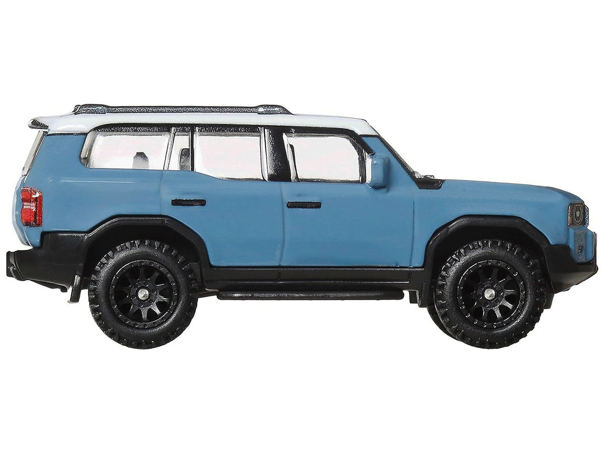 2024 Toyota Land Cruiser Blue with White Top "HW Off Road" Series Diecast Model Car by Hot Wheels LuxuryLifeWay Online Store