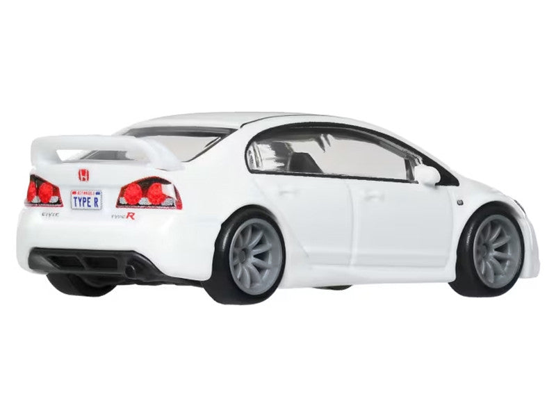 2007 Honda Civic Type R RHD (Right Hand Drive) White "Ronin Run II" Series Diecast Model Car by Hot Wheels LuxuryLifeWay Online Store