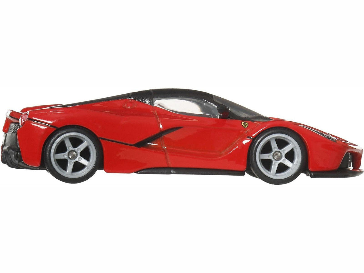 Ferrari LaFerrari Red with Black Top "Euro Speed" Series Diecast Model Car by Hot Wheels LuxuryLifeWay Online Store
