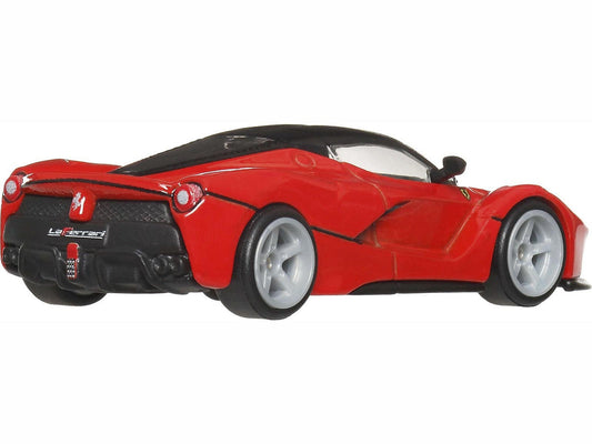 Ferrari LaFerrari Red with Black Top "Euro Speed" Series Diecast Model Car by Hot Wheels LuxuryLifeWay Online Store