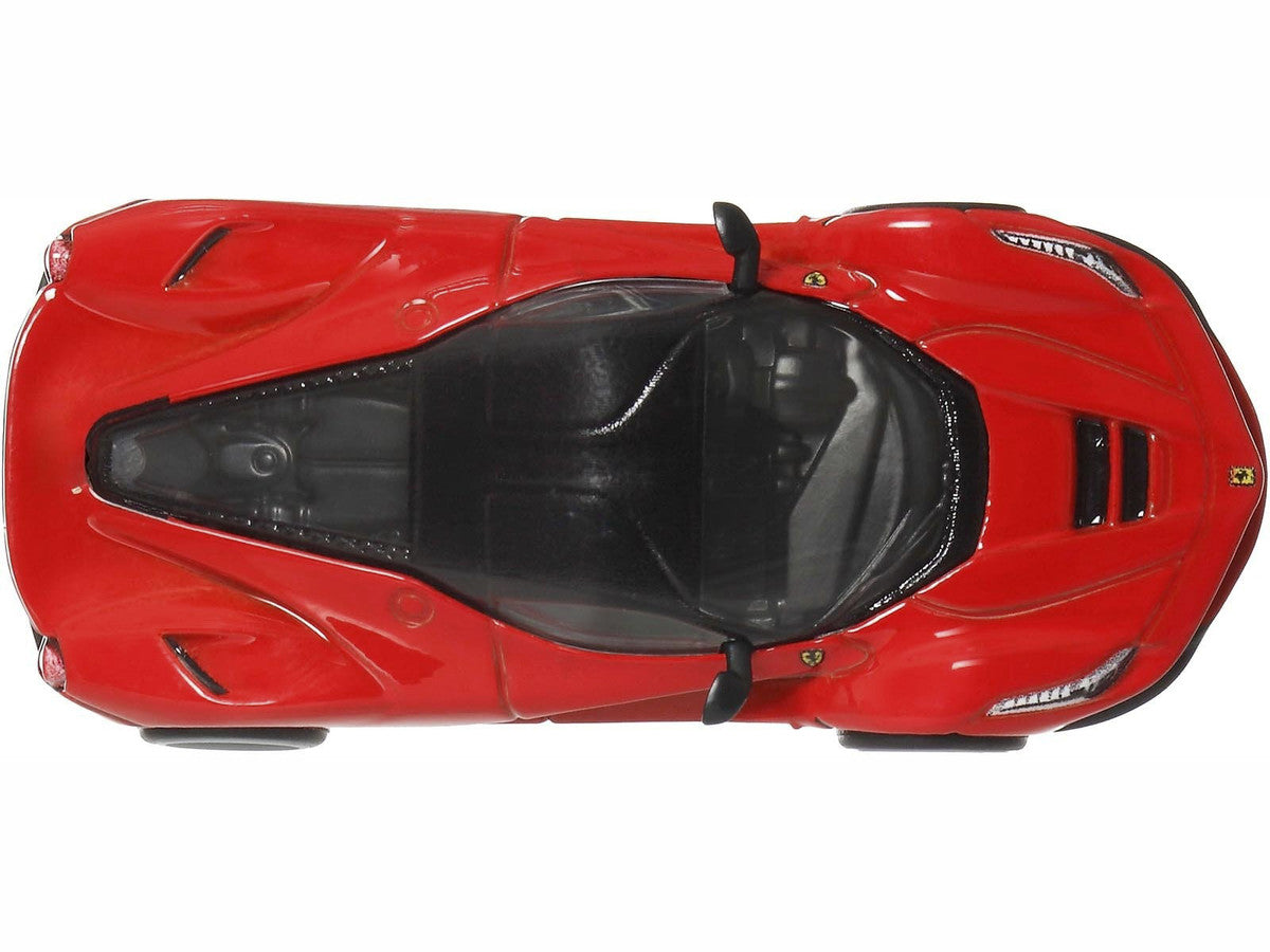 Ferrari LaFerrari Red with Black Top "Euro Speed" Series Diecast Model Car by Hot Wheels LuxuryLifeWay Online Store