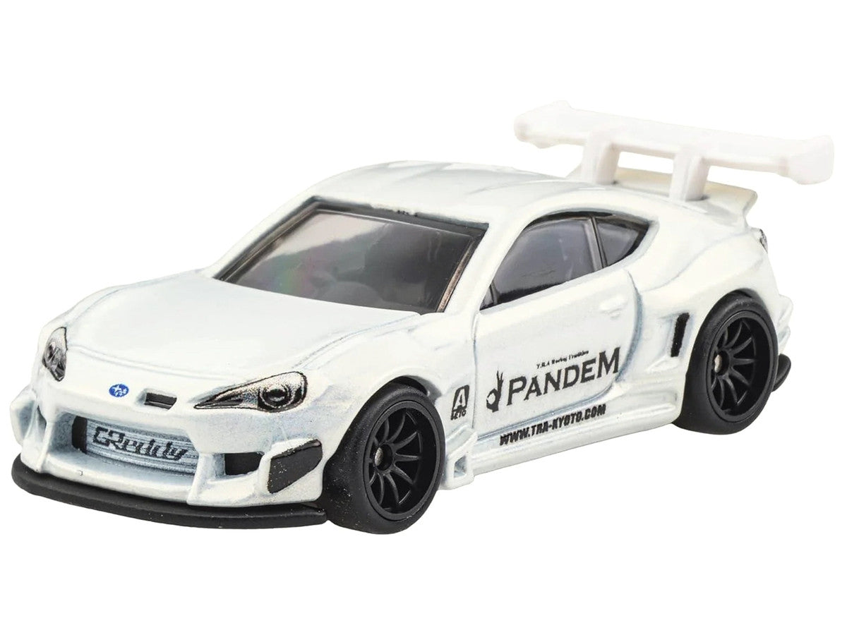 Subaru BRZ Pandem RHD (Right Hand Drive) White Metallic "Circuit Legends" Series Diecast Model Car by Hot Wheels LuxuryLifeWay Online Store