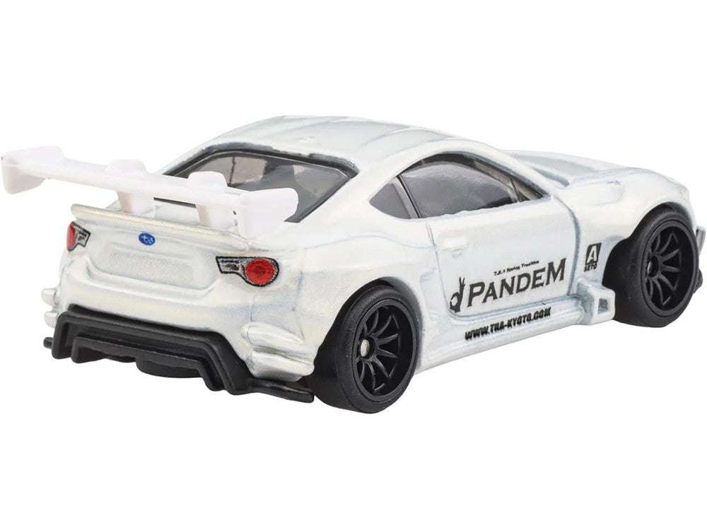 Subaru BRZ Pandem RHD (Right Hand Drive) White Metallic "Circuit Legends" Series Diecast Model Car by Hot Wheels LuxuryLifeWay Online Store